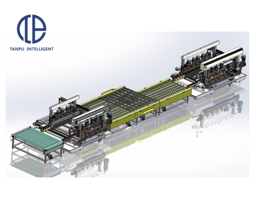 (Decorate glass) Double Edging Production Line (Straight shape)